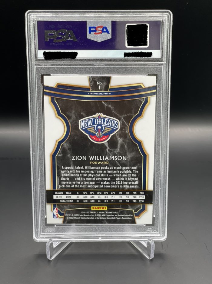 2019 Zion Williamson - Panini Select - PSA 10 - Image 2
